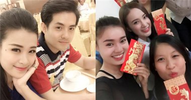 [Tết 2015] Đông Nhi xinh đẹp bên Ông Cao Thắng, Angela Phương Trinh khoe lộc cùng Lan Ngọc