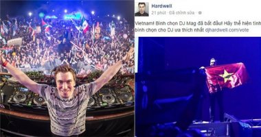 DJ Hardwell khiến fan thích thú vì quá “thành thạo” tiếng Việt