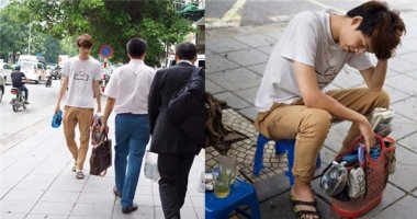 "Vén màn" sự thật của "hot boy đánh giày" tại Hà Nội