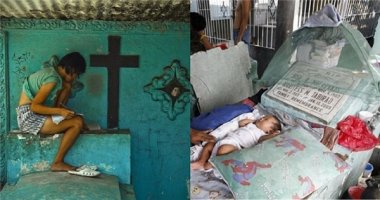 Xót xa cảnh dân nghèo Philippines “sống chung” với… người chết