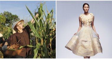 Thích mê những bộ váy làm bằng vỏ ngô của thí sinh Project Runway