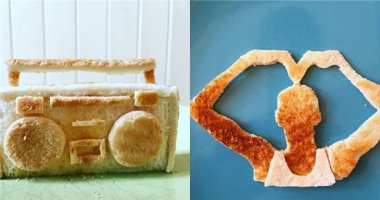 Cảm động người cha tự tay tạo hình bánh mì cho bữa sáng của con gái