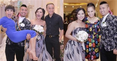 "Rừng" sao Việt đến mừng đám cưới cặp đôi "triệu view"