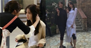 Yoona cùng “mẹ kế” khoe chân dài quyến rũ trong hậu trường