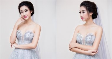 Hoa hậu Mỹ Linh “đốn tim” fan khi hóa thành cô dâu “vạn người mê”