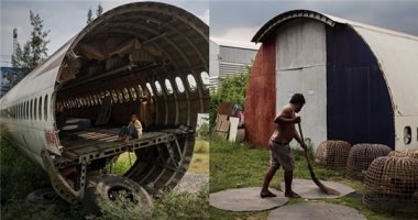 Những "căn nhà" xác máy bay kì lạ của người nghèo ở Bangkok