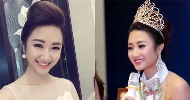 Hoa hậu trẻ nhất VN Thu Ngân lấy chồng hơn 19 tuổi