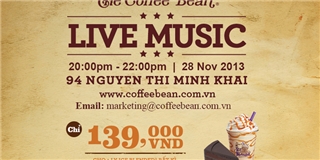 Sống trọn cùng âm nhạc với Coffee Bean Live Music