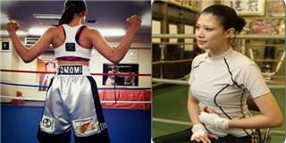 Nữ võ sĩ quyền anh Nhật Bản khoe vòng 1 siêu đẹp