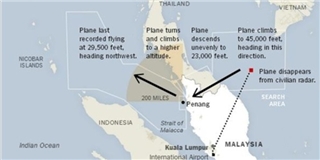 Vụ máy bay mất tích: Chuyến bay MH370 bị không tặc?