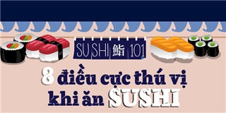 [Infographic] Ăn sushi đúng cách - Bạn đã biết chưa?