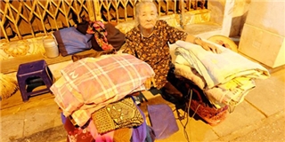 Bà lão gần 40 năm ăn, ngủ tại vỉa hè Hà Nội và mơ ước chết có người chôn