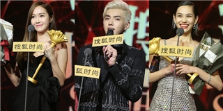 Jessica, Kris và bạn gái G-Dragon thân thiết khi tái ngộ ở Trung Quốc