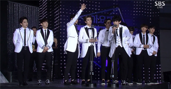 EXO thắng lớn tại SBS Gayo Daejun 2014