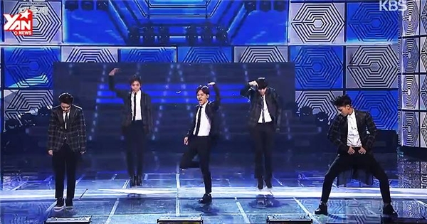 EXO xuất hiện trên sân khấu cuối năm thiếu vắng 2 thành viên