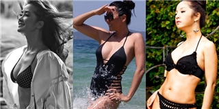 Kỳ Duyên, Hồng Nhung, Thúy Nga tự tin khoe dáng với bikini