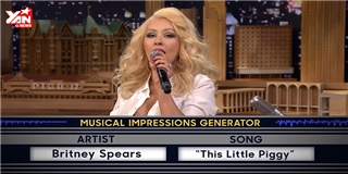 Christina giả giọng Britney gây sốc truyền hình Mỹ