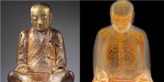 Phát hiện xác ướp ẩn trong tượng Phật ngàn năm