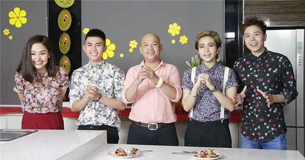 [Tết 2015] Gil Lê, Will, Miu Lê và Trịnh Thăng Bình tụ hội tại Bếp Chiến