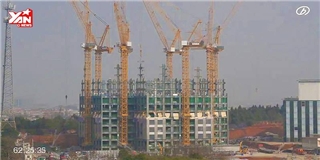 Kinh ngạc với tòa nhà 57 tầng xây trong vòng 19 ngày ở Trung Quốc