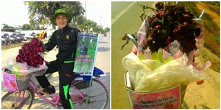 Xôn xao chuyện chàng trai đạp xe hơn 1.000km tặng quà cho người yêu