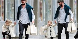 Harper Seven đáng yêu đi mua sắm cùng bố Beckham