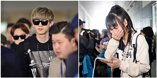 Fan Việt òa khóc, náo loạn sân bay vì được gặp EXO