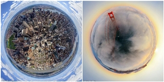 Toàn cảnh 360 độ đầy ngoạn mục của các thành phố lớn