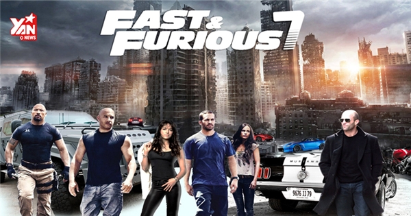 Nghẹt thở với trích đoạn phim đầu tiên của Fast & Furious 7