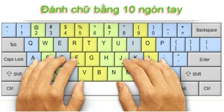 Thủ thuật đánh máy tính bằng 10 ngón tay “điêu luyện”