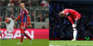 Sốc: Rooney và Robben sẽ nghỉ thi đấu hết mùa giải