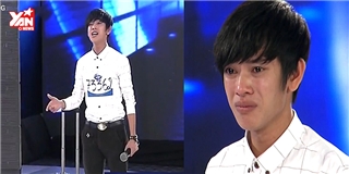 "Hotboy kẹo kéo" khóc tưng bừng vì suýt bị loại trên Vietnam Idol