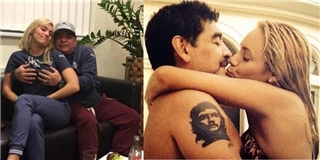 Maradona gây sốc với bức ảnh sờ vòng một của bồ trẻ