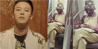 Fan náo loạn với ảnh G-Dragon ngồi tàu điện ngầm đến sân bay