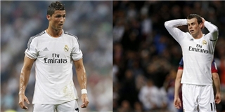 Ronaldo trừng mắt, “trả thù” Bale trên sân tập