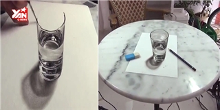 Ai nghĩ chiếc cốc này chỉ là tranh vẽ?