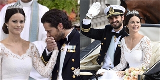 Choáng ngợp trước đám cưới xa hoa của Hoàng tử Thụy Điển