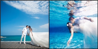 Ngắm loạt ảnh cưới “long lanh” của cặp đôi Nha Trang