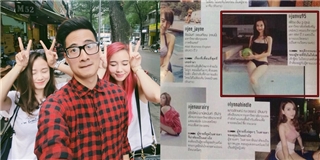 JV khoe ảnh chụp cùng mỹ nhân, Jun Vũ tiếp tục lên báo Thái Lan