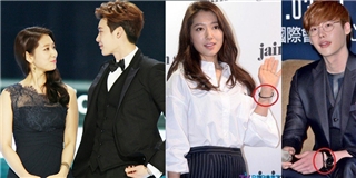 Lộ ảnh đeo vòng đôi, fan khẳng định Lee Jong Suk và Park Shin Hye là một cặp