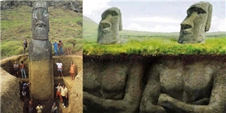 Khám phá gây sốc bên dưới các tượng đá ở đảo Phục sinh