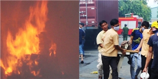 Cháy nổ kinh hoàng tại xưởng gỗ, hàng trăm người bỏ chạy tán loạn