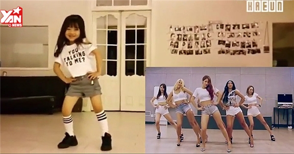 Phiên bản nhí 6 tuổi của HyunA cover hit Sistar cực điêu luyện