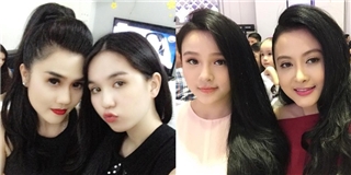 Ngỡ ngàng với những cô chị gái “xinh như mộng” của sao Việt