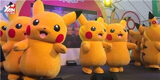 Phấn khích với cuộc đổ bộ bất ngờ của tiểu đội Pikachu