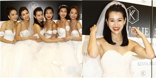 Dàn hoa đán TVB đồng loạt mặc áo cưới vì Hồ Hạnh Nhi