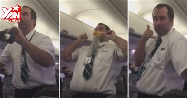 Cười đau bụng với tiếp viên hàng không "bá đạo" nhất quả đất