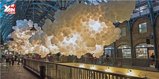 London chìm ngập trong 100,000 quả bong bóng trắng