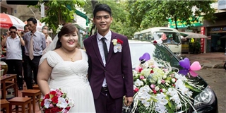 Đám cưới hạnh phúc của cặp đôi chồng gầy vợ béo tại Quảng Ninh