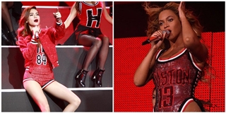 Hà Hồ gây tranh cãi vì đụng trang phục của Beyonce